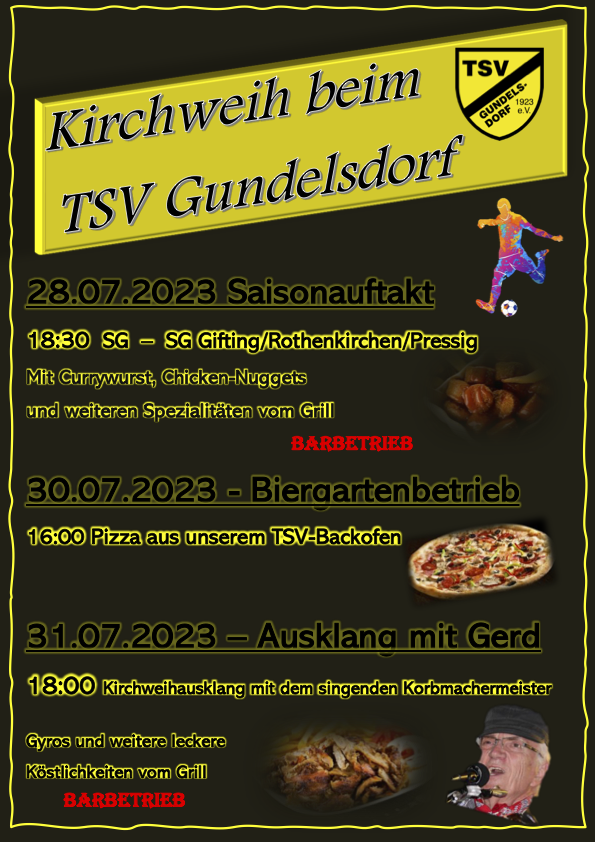Kirchweih TSV Gundelsdorf 2023
